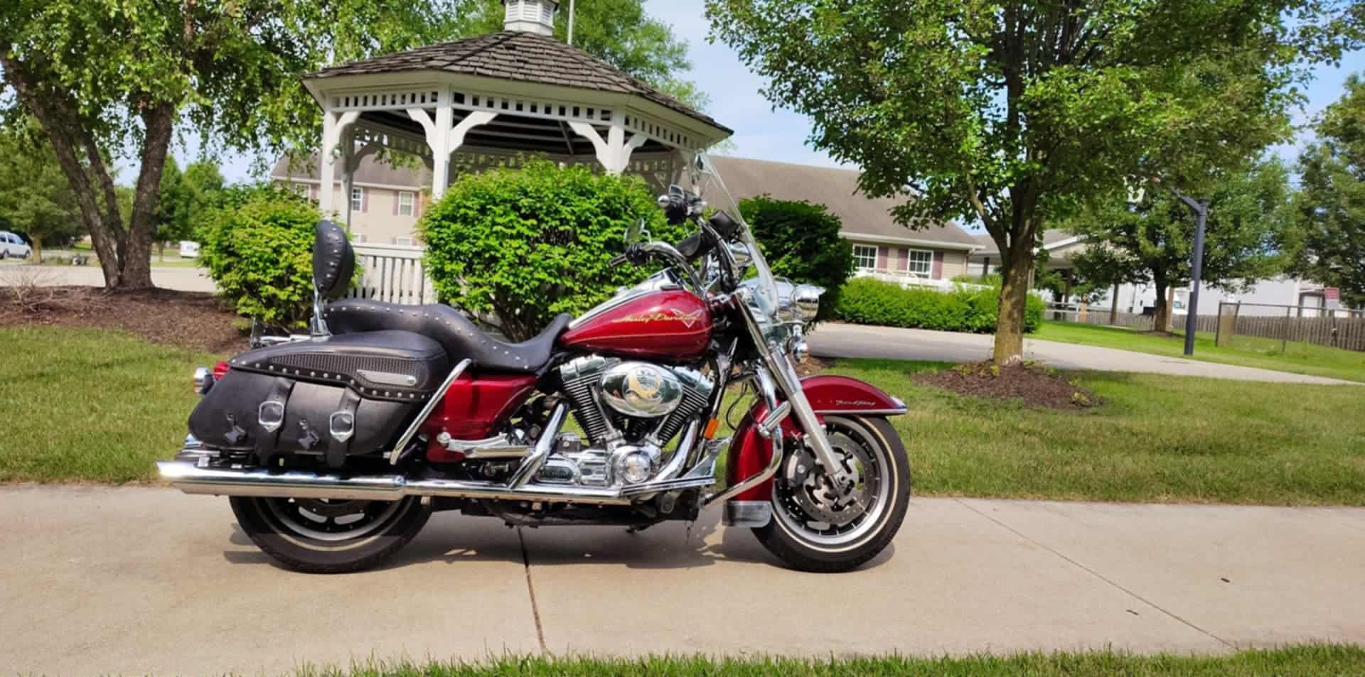 2008 Harley Davidson Road King - Red - Image 3